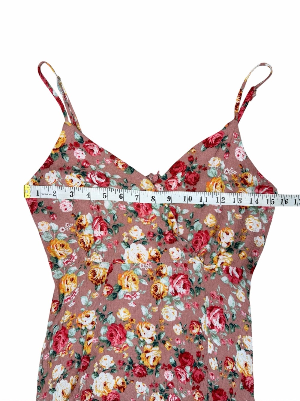 Lulus Floral Wrap Front Midi Dress with Side Slit | Size Small - Picture 4 of 7